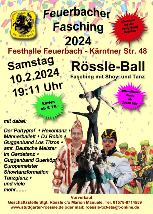 Rössle-Ball Karnevalsclub Stuttgarter Rössle